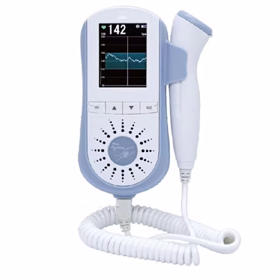 Doppler fetal Ultrasonido Doppler Monitor de frecuencia cardíaca para bebés Monitor de corazón para bebés Doppler de bolsillo
