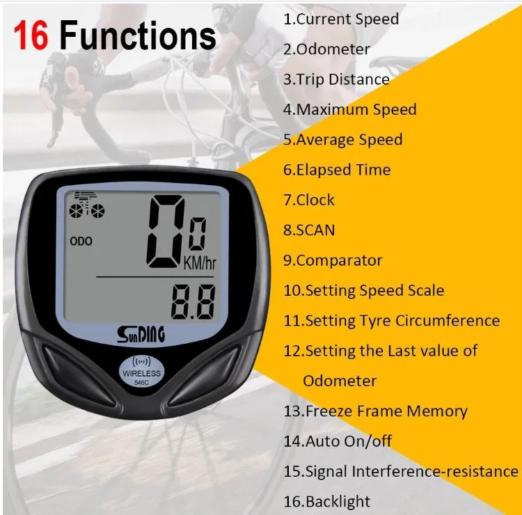 Wholesale Bike Odometer New Quality Bicycle Computer GPS Bicycle Stopwatch