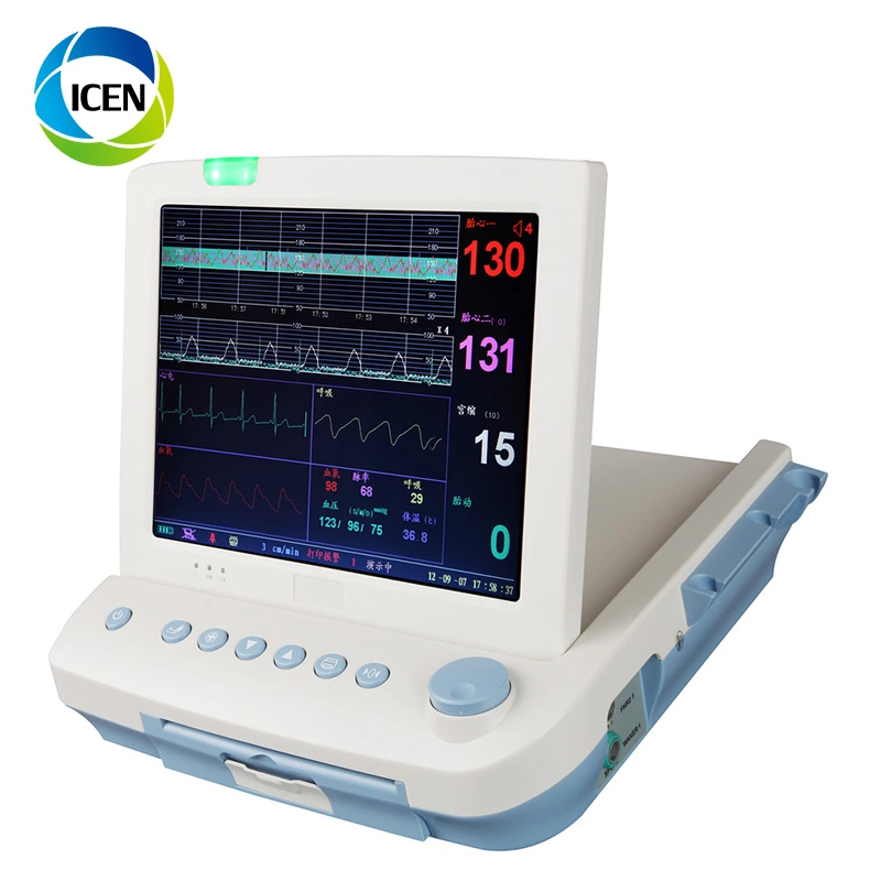 in-C011-1 Hot Sale Portable Color Doppler Ctg Machine Maternal Fetal Heart Rate Monitor