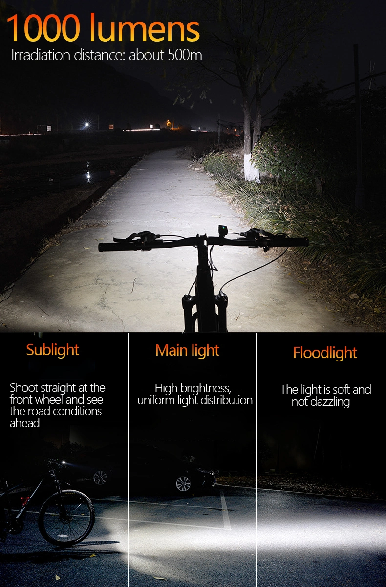 Helius Outdoor IP65 Waterproof 4modes USB Charging Sensor LED Bicycle Light