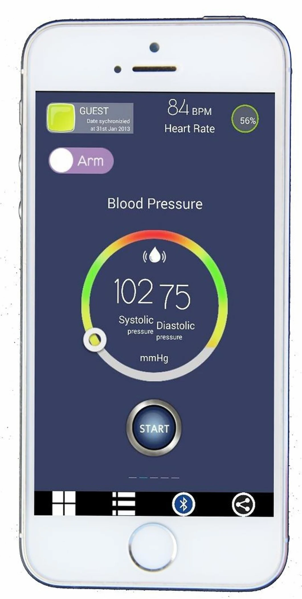 Best Price Health Smart Blood Pressure ECG Blood Glucose Heart Rate Health Monitoring Devices Health Monitor