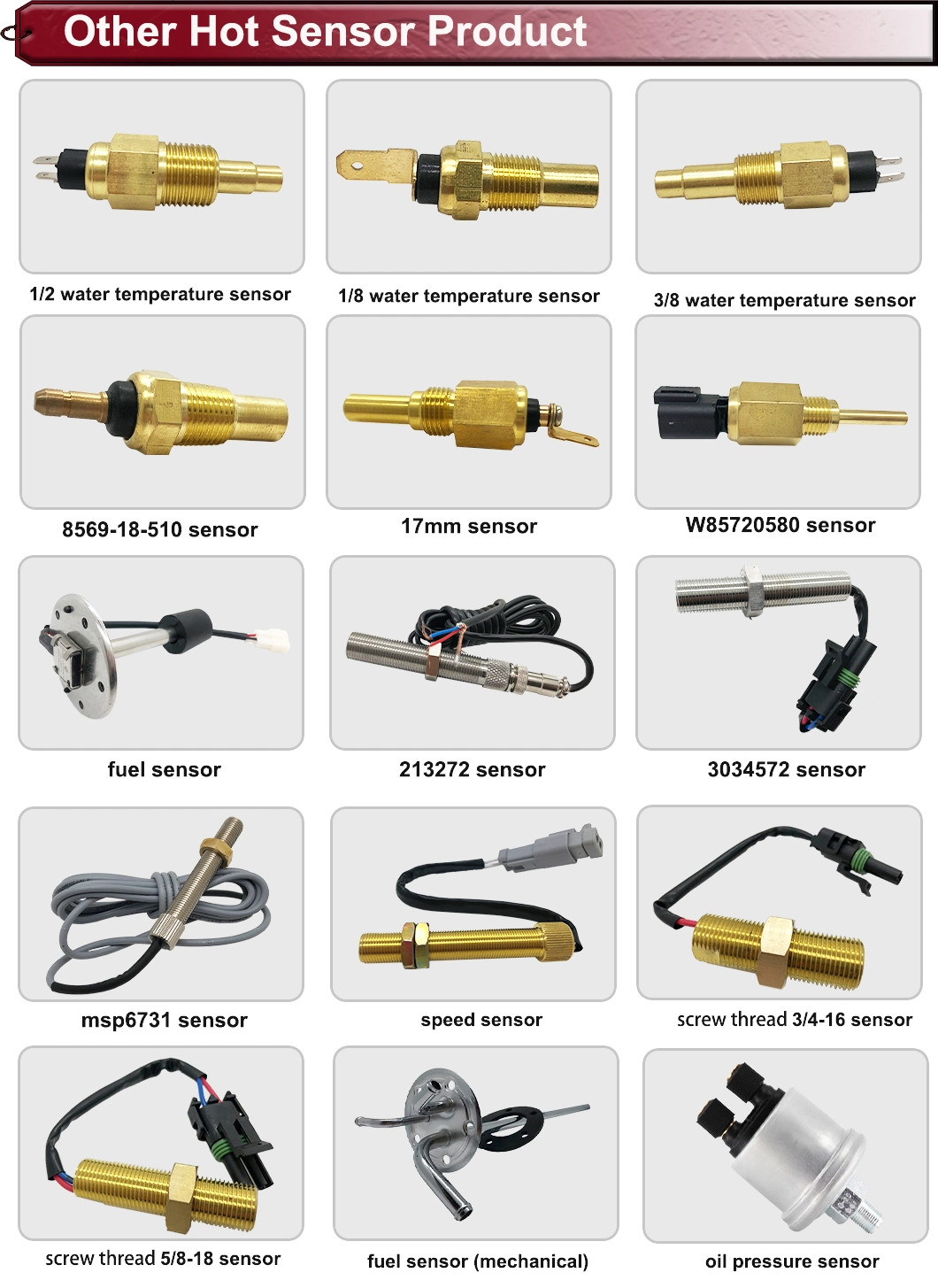 Original Genset Smartgen Controller Hgm Diesel Intelligent Diesel Generator Set 60mm 5/8-18 Speed Sensor