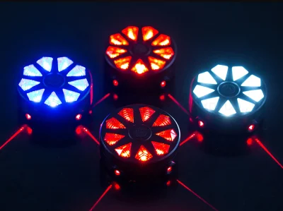 Juego de 9 luces LED para bicicleta, luz delantera y trasera ultrabrillante para bicicleta, resistente al agua, para casco de montaña y carretera, juego de faros y luces traseras con 3 luces intermitentes