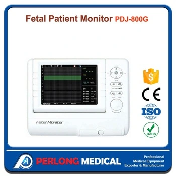  monitor fetal;  Prueba de frecuencia cardíaca del monitor materno fetal con aprobación Ce;  Pdj-800g