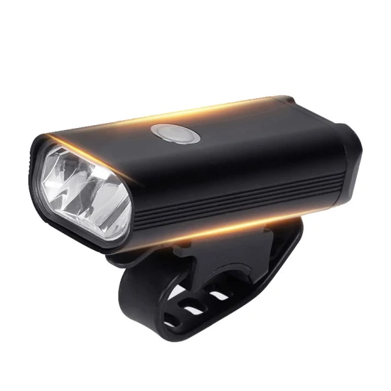 Luz LED para bicicleta, faro delantero, iluminación recargable por USB