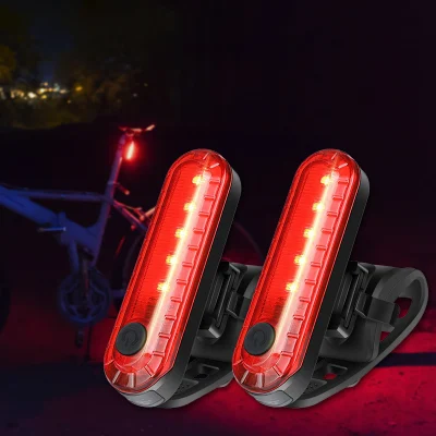 Brightenlux vende al por mayor la mejor luz roja de alta calidad de plástico resistente al agua LED para bicicleta luz trasera