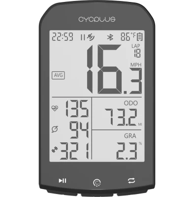 Inalámbrico impermeable pantalla de 2,9 pulgadas retroiluminación automática bicicleta GPS ordenador bicicleta Digital velocímetro ciclo