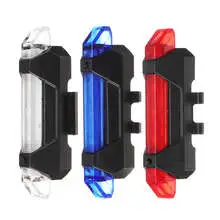 Luz de bicicleta Carga USB Luz de advertencia LED Noche Ciclismo Luz trasera Montaña