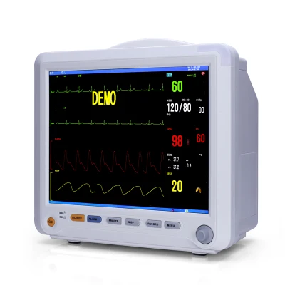 CE RoHS Supervisión de parámetros múltiples de la presión arterial Oxígeno sanguíneo y monitor de frecuencia cardíaca