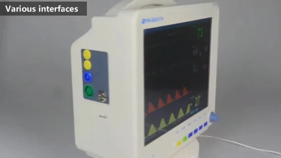 Venta al por mayor de instrumentos analíticos clínicos ISO FSC aprobó el monitor de paciente de signos vitales China 9000gta